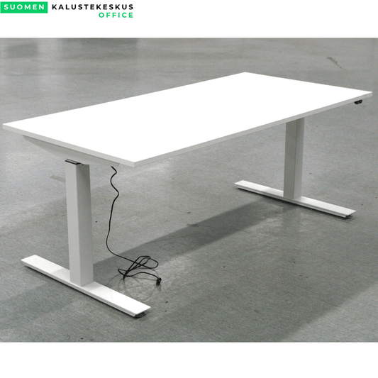 Martela Pinta EQ sähköpöytä 160*80, valkoinen - Suomen Kalustekeskus