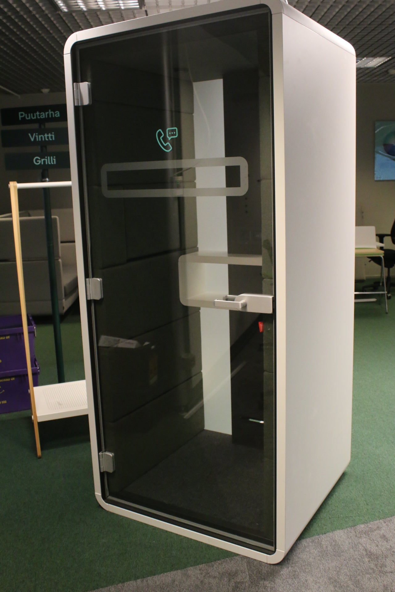 Mikomax Hush puhelinkoppi - Suomen Kalustekeskus