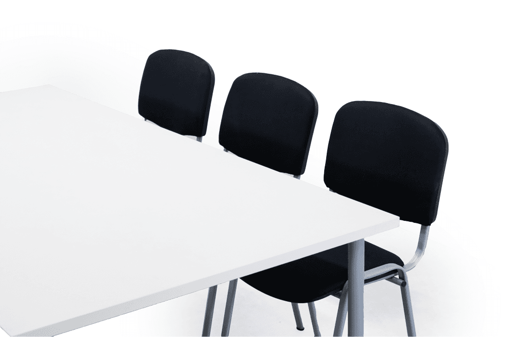 Neuvotteluryhmä 6kpl Aino asiakastuoli & Plus neuvottelupöytä 206×100 cm - Suomen Kalustekeskus