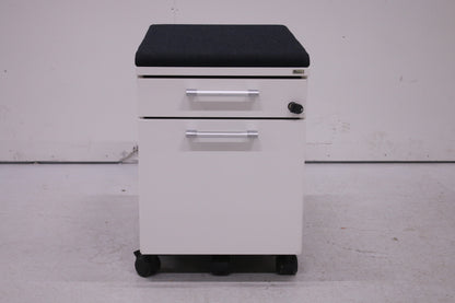 Kinnarps laatikosto kaksiosainen, valkoinen