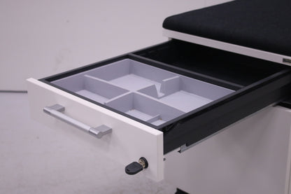 Kinnarps laatikosto kaksiosainen, valkoinen