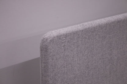 Standard vaaleanharmaa pöytäsermi, 80x65