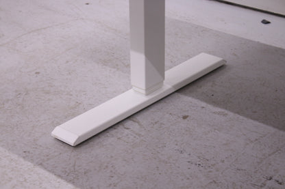 Basic sähköpöytä, valkoinen (Eri kansi kokoja 100-140 cm)