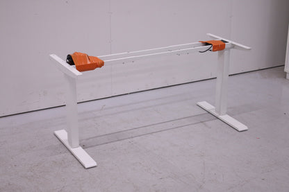 Basic sähköpöytä, valkoinen (Eri kansi kokoja 100-140 cm)
