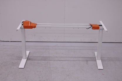 Basic sähköpöytä, valkoinen (Eri kansi kokoja 100-140 cm)