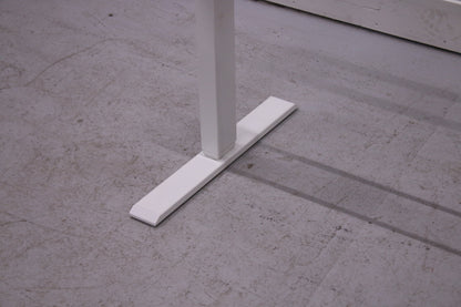 Basic sähköpöytä, valkoinen (Eri kansi kokoja 100-140 cm)