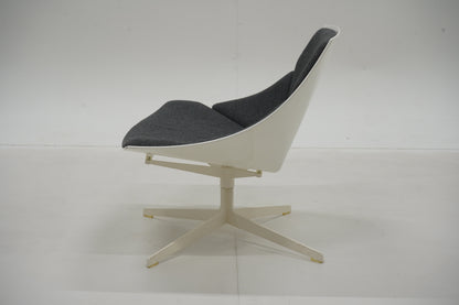 JEHS + LAUB, nojatuoli, "Space lepotuoli" Fritz Hansen, tummanharmaa