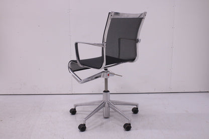 Alias Rollinframe - neuvottelutuoli, musta / kromi - Suomen Kalustekeskus