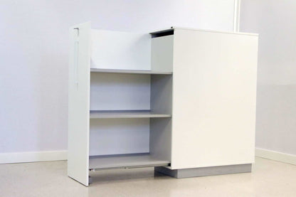 Apteekkarinkaappi, vasenkätinen 126x45 cm - Suomen Kalustekeskus