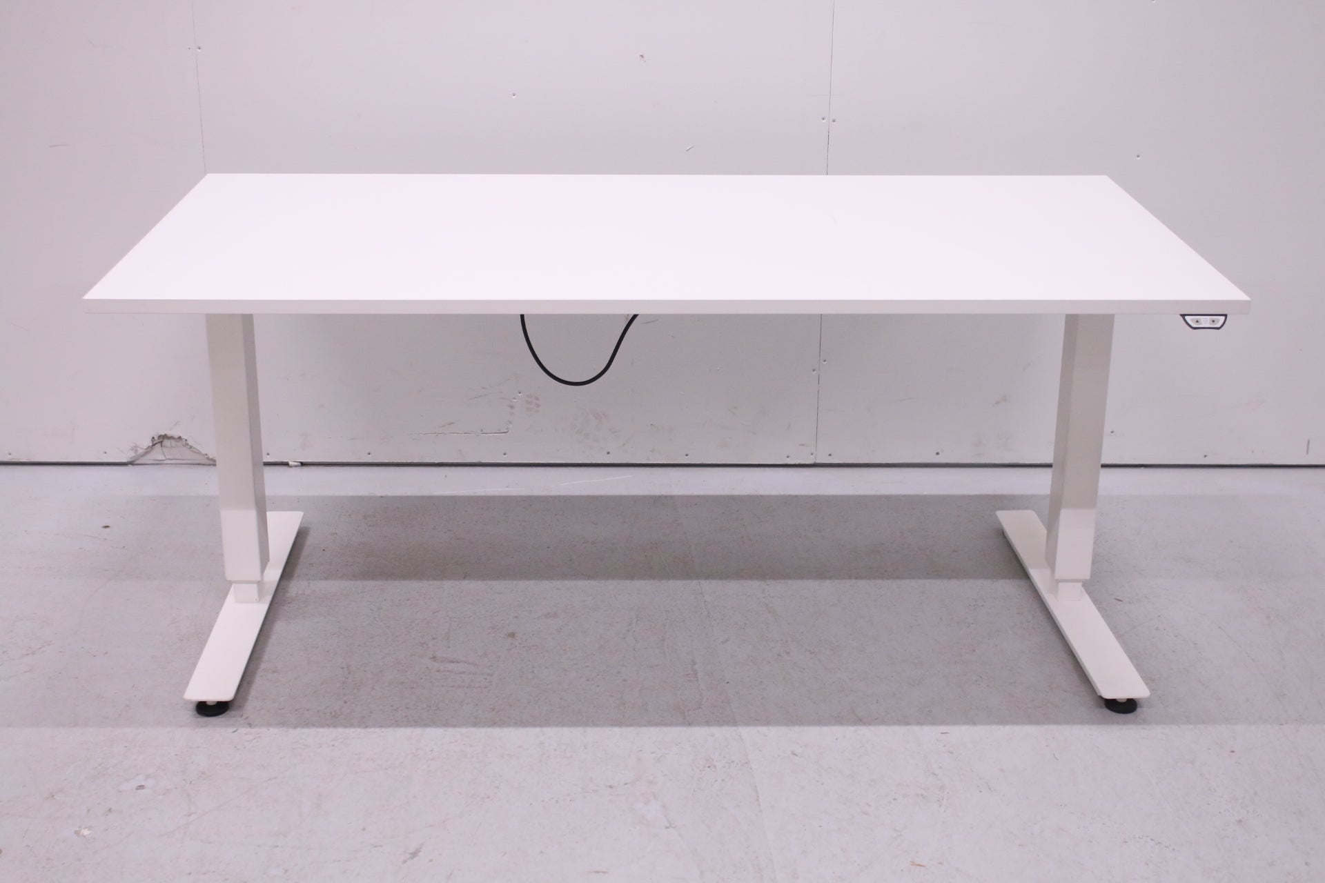 EFG valkoinen sähköpöytä 160*80 - Suomen Kalustekeskus