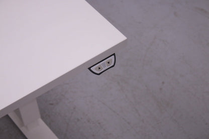 EFG valkoinen sähköpöytä 160*80 - Suomen Kalustekeskus