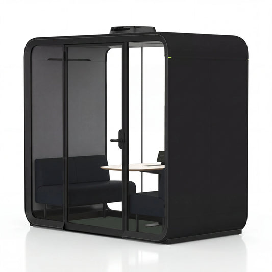 Framery Four Lite, Musta - Suomen Kalustekeskus