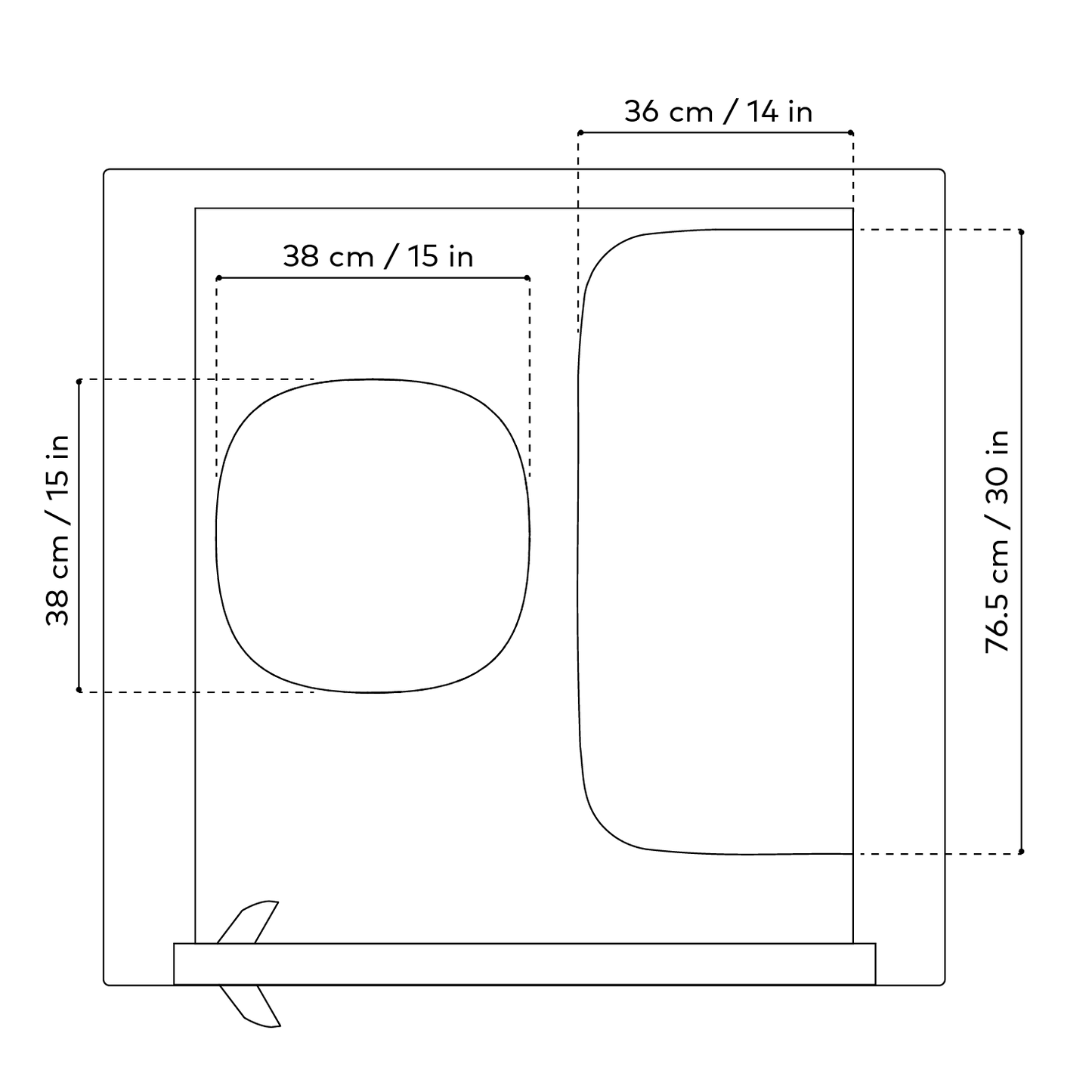 Framery One Compact, musta - Suomen Kalustekeskus