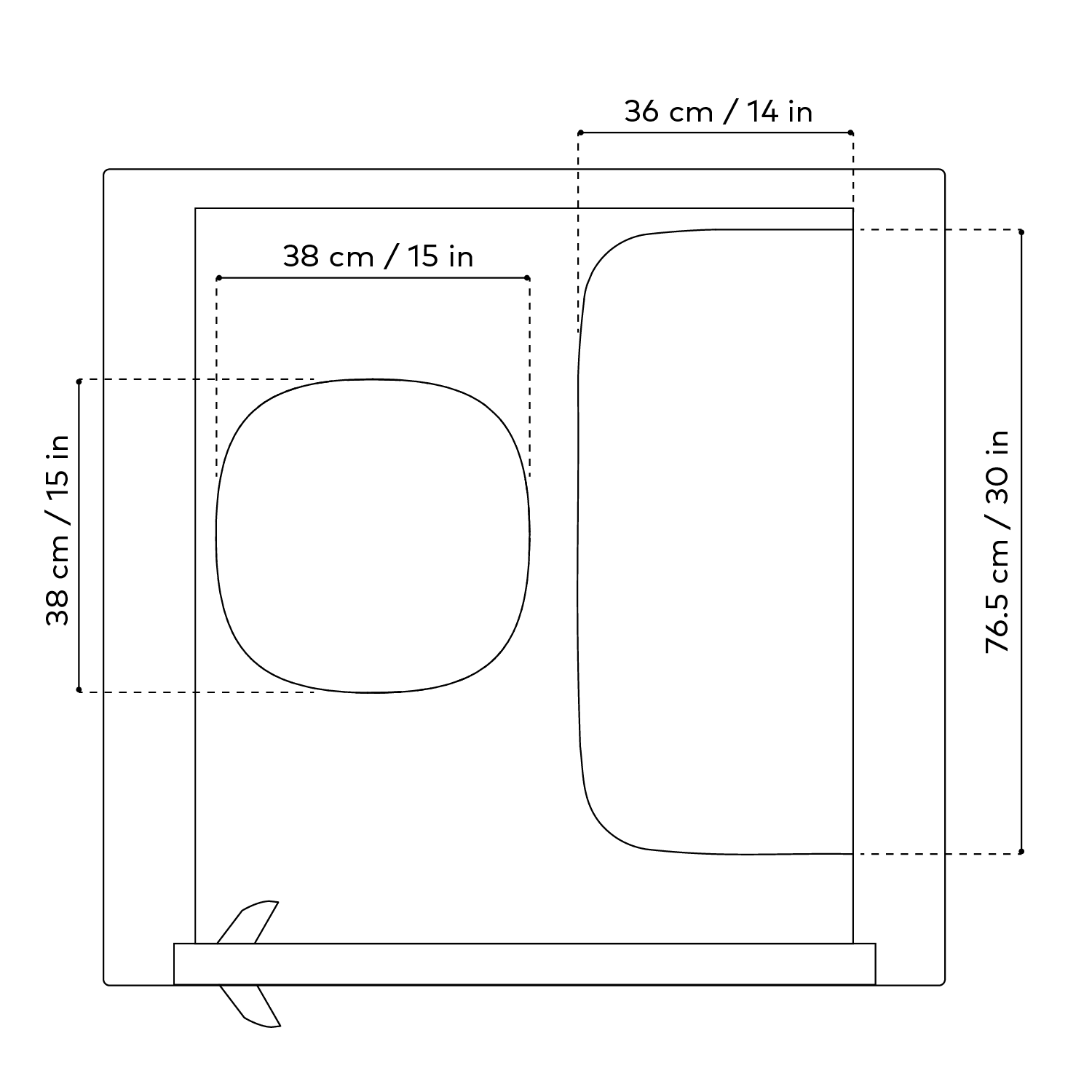 Framery One Compact, musta - Suomen Kalustekeskus