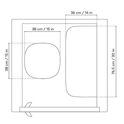 Framery One Compact, musta - Suomen Kalustekeskus