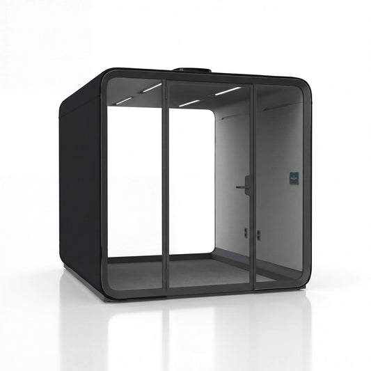 Framery Six base, Musta - Suomen Kalustekeskus