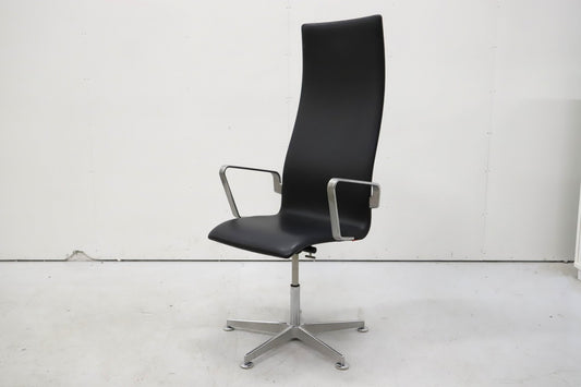Fritz Hansen Oxford - työtuoli, nahkaverhoilu, Design Arne Jacobsen - Suomen Kalustekeskus