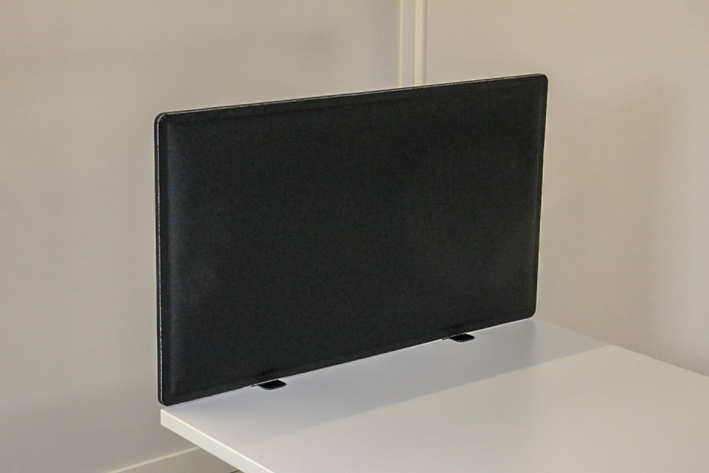 Ilmava - pöytäsermi 80cm, musta - Suomen Kalustekeskus