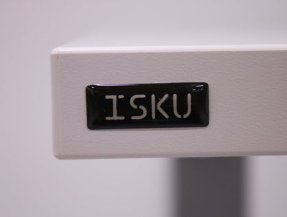 Isku sähköpöytä vaalean harmaa / valkoinen 160x80 - Suomen Kalustekeskus