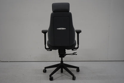 Isku Step + työtuoli niskatuella, harmaa - Suomen Kalustekeskus