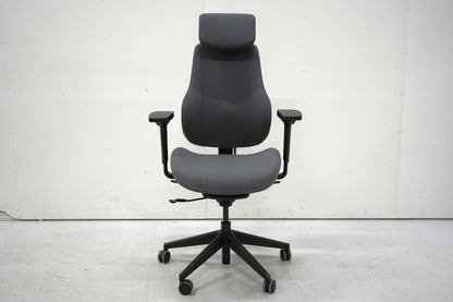 Isku Step + työtuoli niskatuella, harmaa - Suomen Kalustekeskus