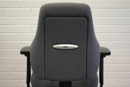 Isku Step + työtuoli, harmaa - Suomen Kalustekeskus