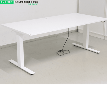 Isku Style sähköpöytä, valkoinen 160x80cm - Suomen Kalustekeskus