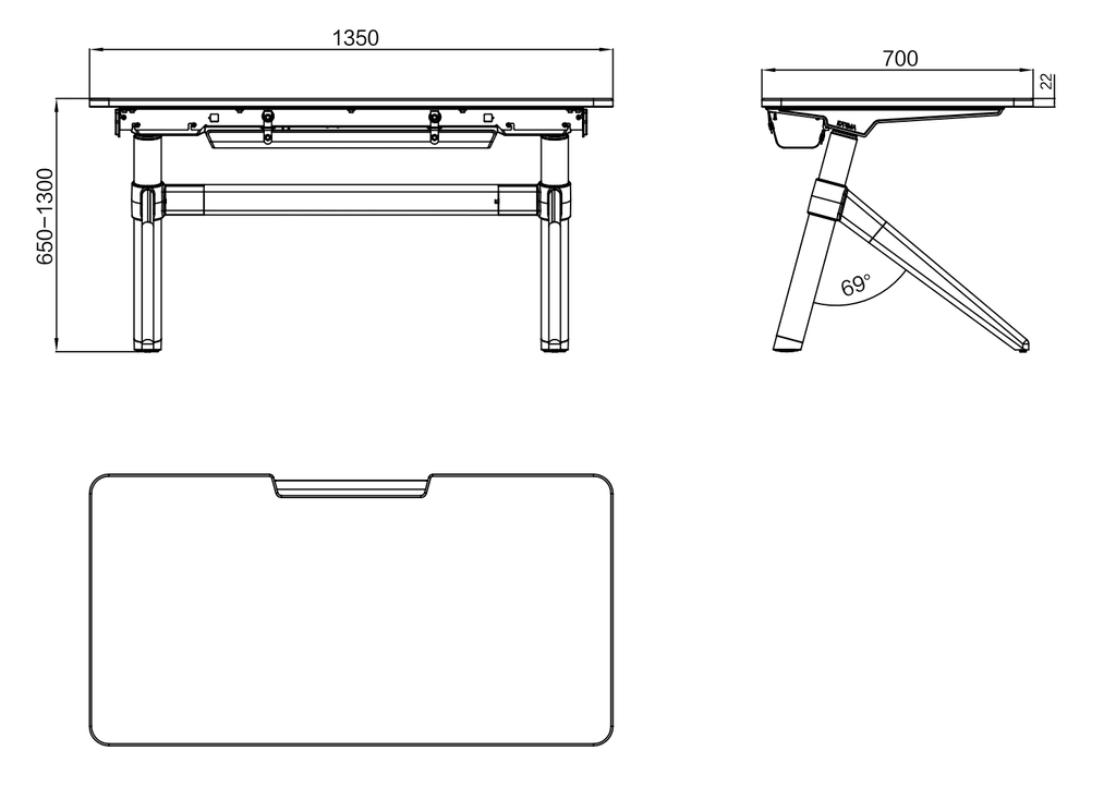 Karma Essence - design sähköpöytä - Suomen Kalustekeskus