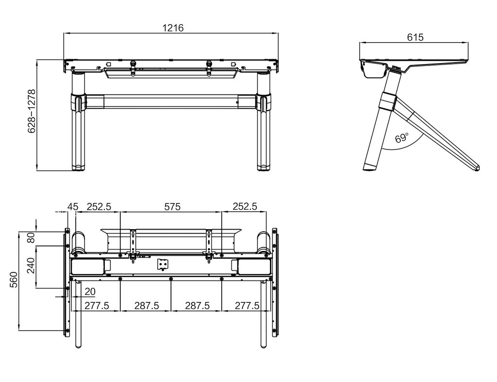 Karma Essence - design sähköpöytä - Suomen Kalustekeskus