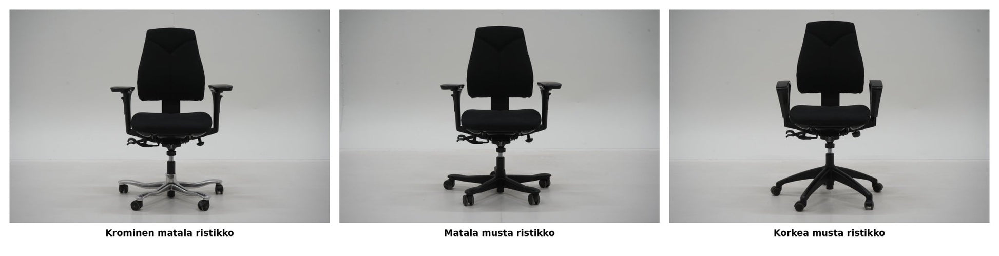 Kinnarps 6000 - työtuoli matalalla selkänojalla, uudelleenverhoiltu, valitse käsinojat, jalusta & väri - Suomen Kalustekeskus