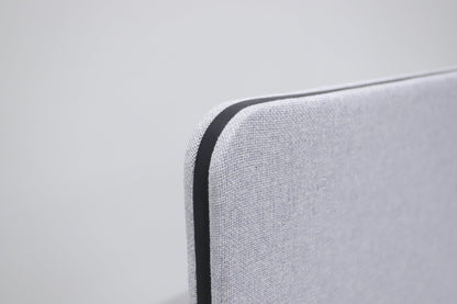 Lintex akustoiva pöytäseinäke, harmaa 140x70 - Suomen Kalustekeskus