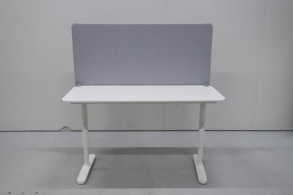 Lintex akustoiva pöytäseinäke, harmaa 140x70 - Suomen Kalustekeskus