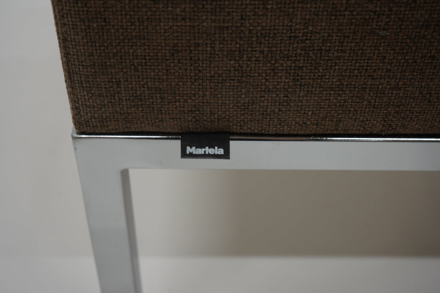 Martela Cube sohvapala, ruskea / krominen - Suomen Kalustekeskus