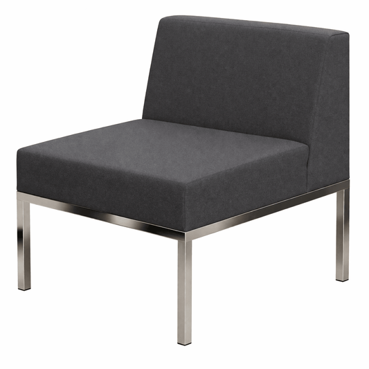 Martela Cube - sohvapala, uudelleenverhoiltu tummanharmaa - Suomen Kalustekeskus