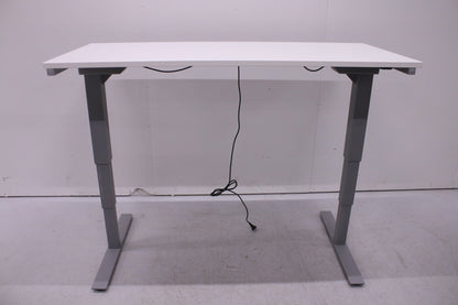 Martela Pinta EQ - sähköpöytä, valkoinen/harmaa 160x80 - Suomen Kalustekeskus