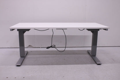 Martela Pinta EQ - sähköpöytä, valkoinen/harmaa 160x80 - Suomen Kalustekeskus