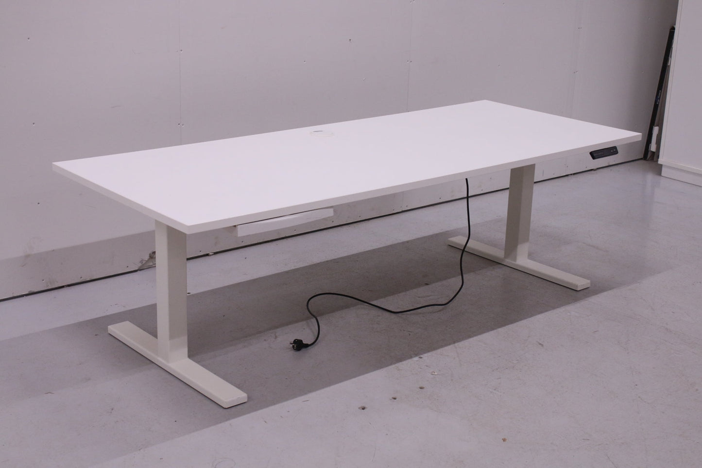 Modeo Harbor sähköpöytä muistipaikoilla 200x80, valkoinen - Suomen Kalustekeskus