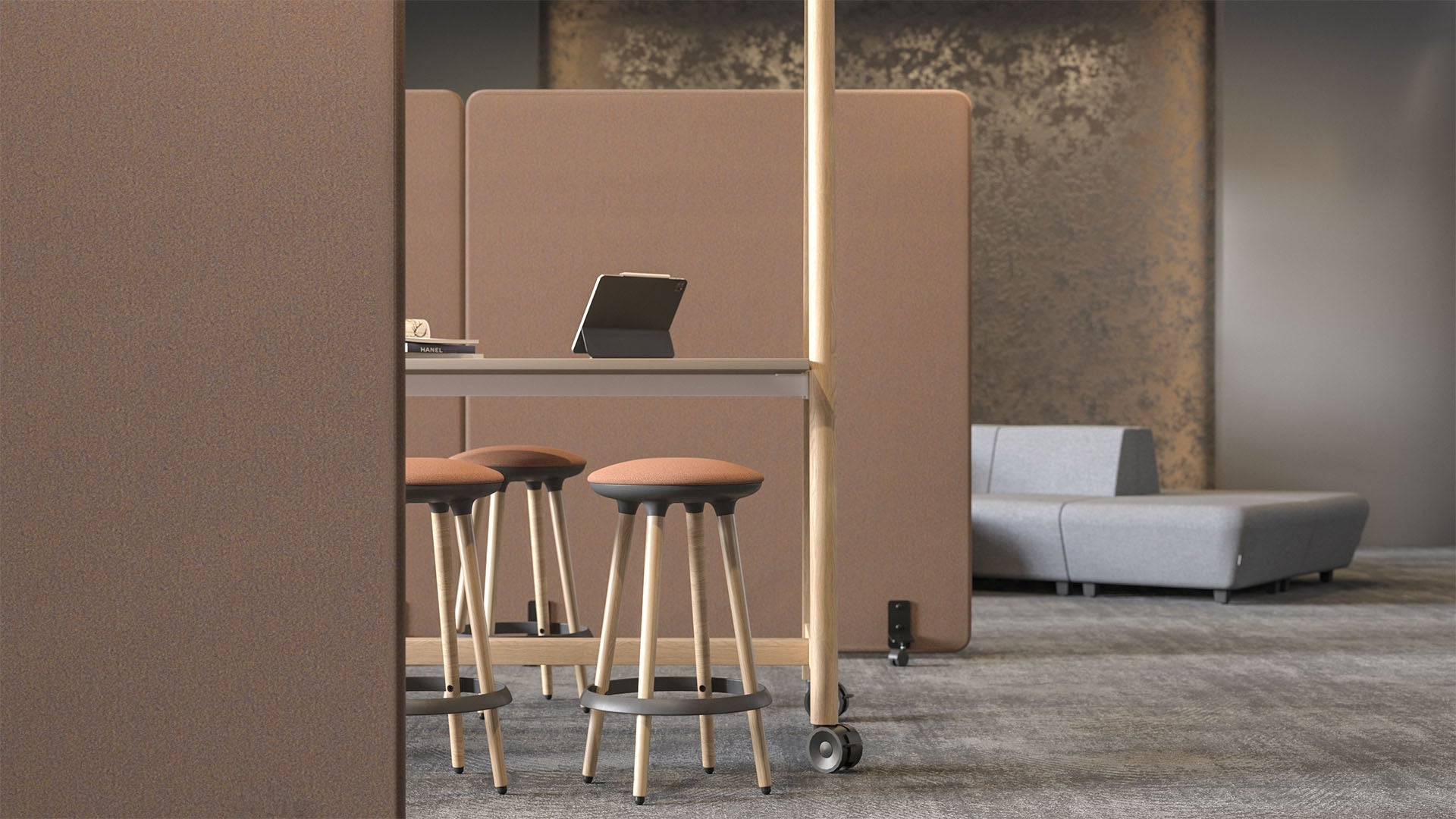 Narbutas Free stand lattiaseinäke 160cm leveä, valitse korkeus - Suomen Kalustekeskus