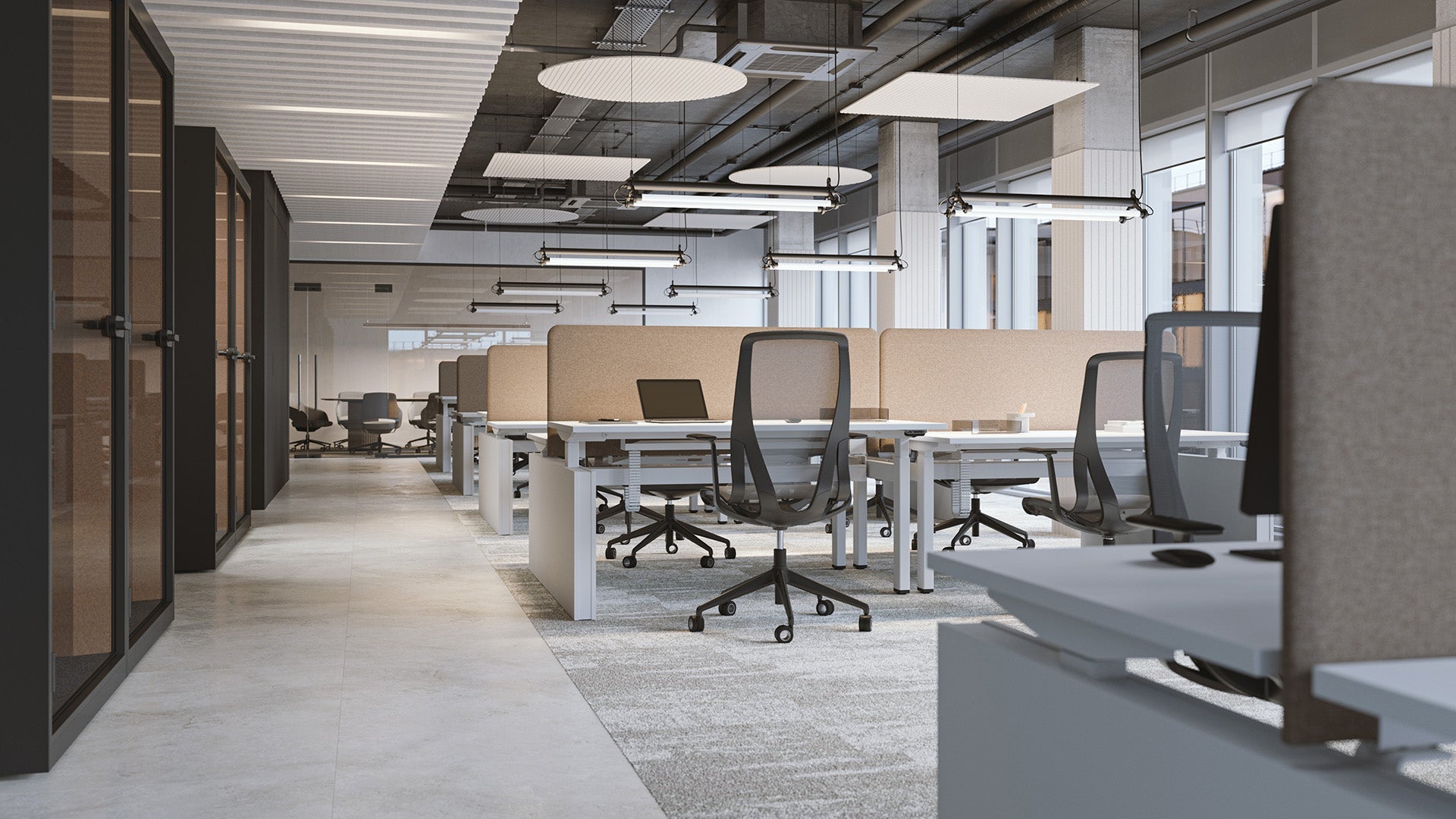 Narbutas TOP 530 akustoiva pöytäseinäke, valitse koko - Suomen Kalustekeskus