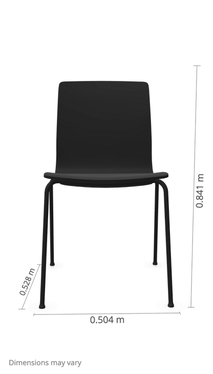 Profim COM tuoli, musta runko, musta istuin - Suomen Kalustekeskus