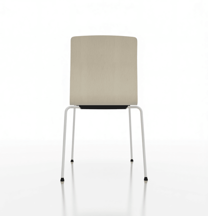 Profim COM tuoli, valkoinen runko, vaalea istuin - Suomen Kalustekeskus