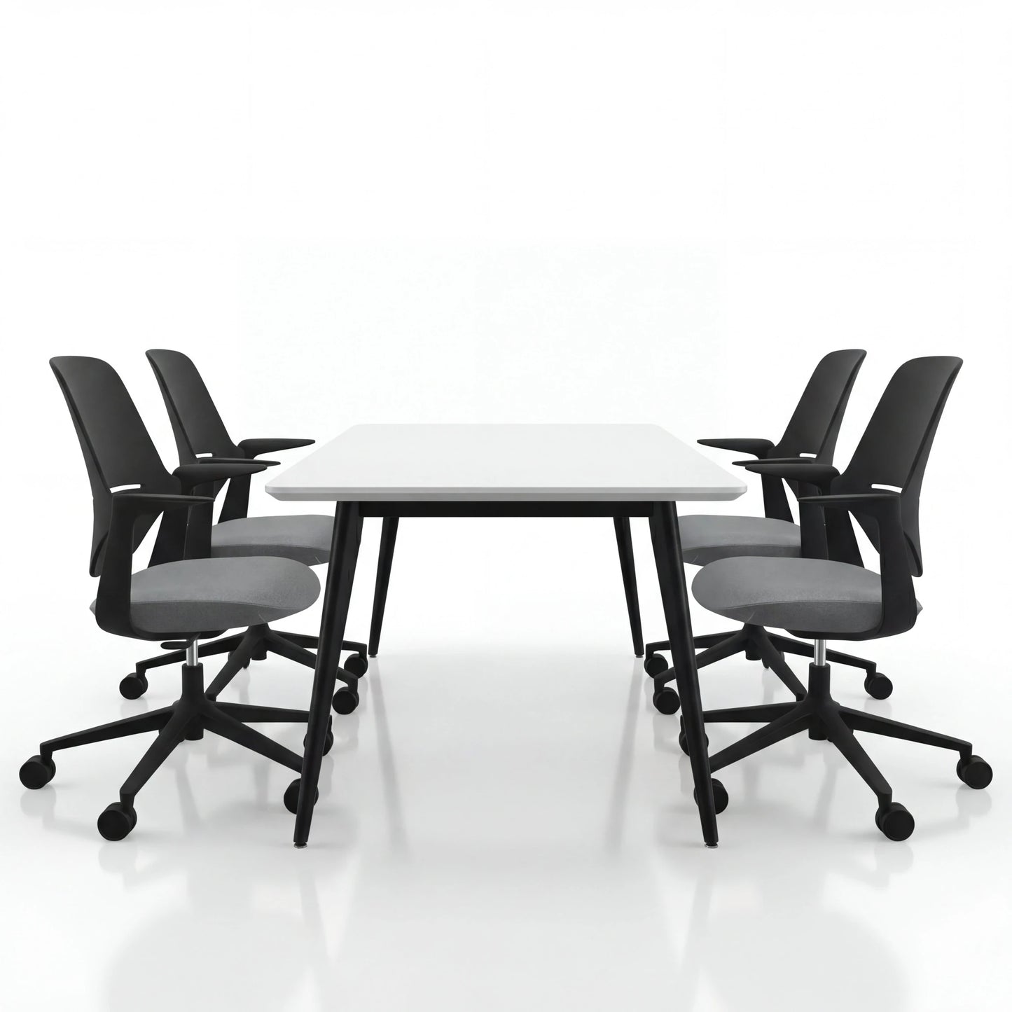 Profim Trillo Pro 20ST tuoli, käsinojat, istuinverhoilu, musta runko - Suomen Kalustekeskus