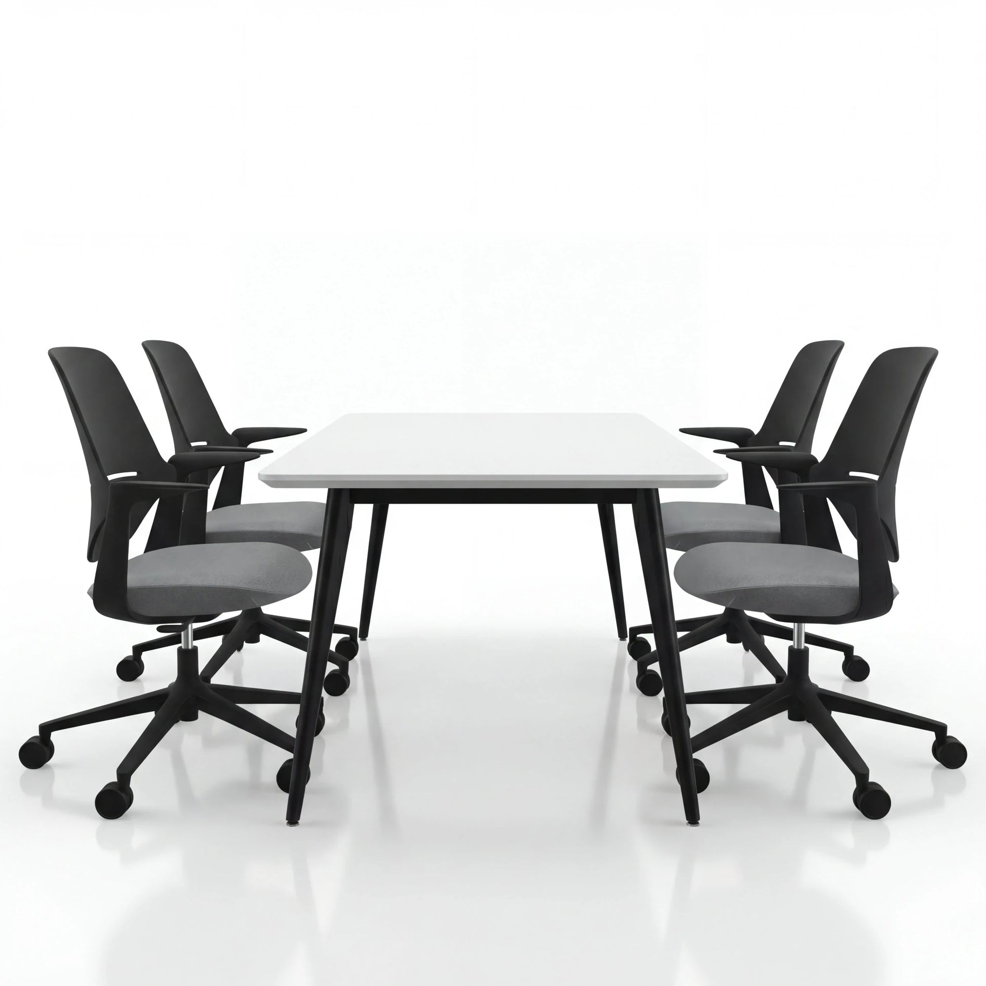 Profim Trillo Pro 20ST tuoli, käsinojat, istuinverhoilu, musta runko - Suomen Kalustekeskus