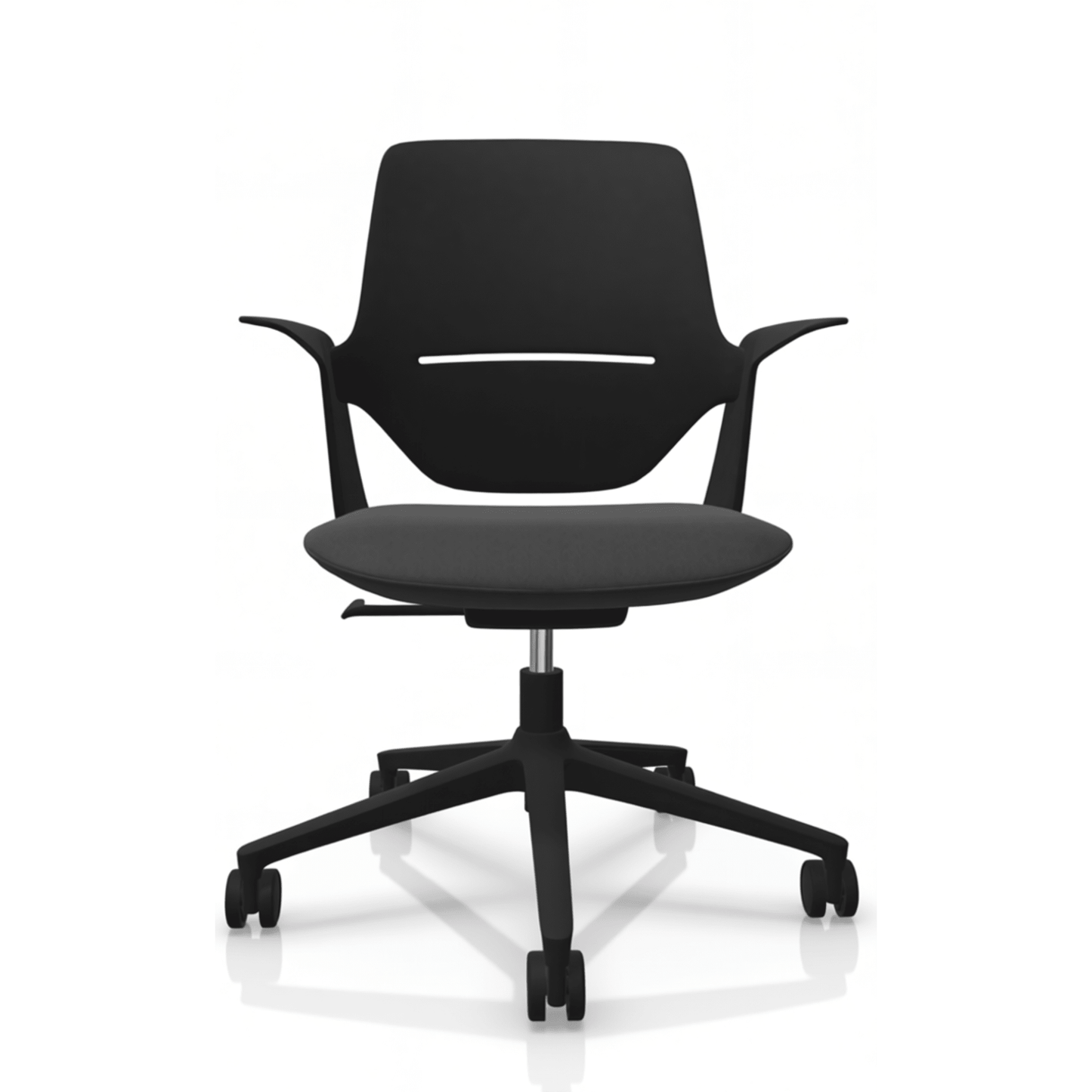 Profim Trillo Pro 20ST tuoli, käsinojat, istuinverhoilu, musta runko - Suomen Kalustekeskus