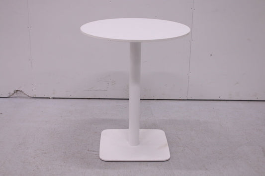 Pyöreä pöytä, valkoinen Ø 60 cm - Suomen Kalustekeskus