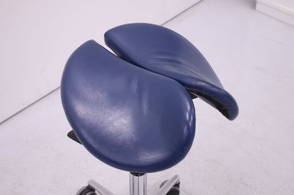 Salli multiadjuster satulatuoli, sininen / kromi - Suomen Kalustekeskus