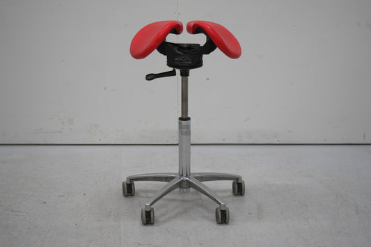 Salli Swingfit satulatuoli, punainen nahka - Suomen Kalustekeskus