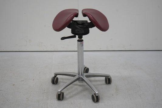 Salli Swingfit satulatuoli, viininpunainen nahka - Suomen Kalustekeskus