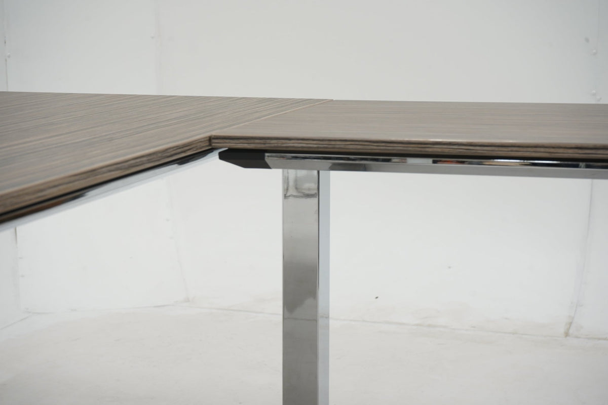 Sedus Temptation kulmatyöpöytä 220 × 190 cm – kromirunko - Suomen Kalustekeskus