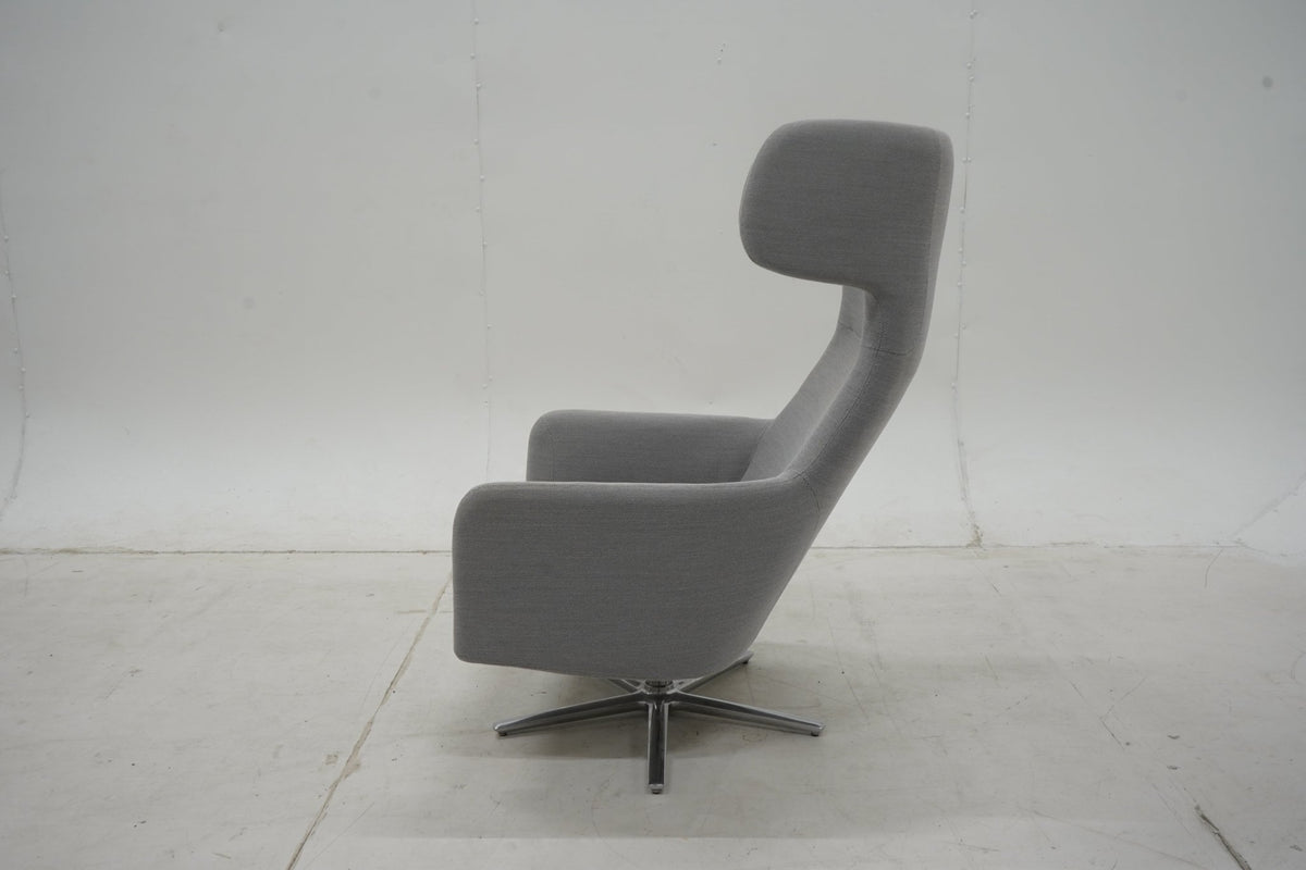 Softline Havana Swivel Wing Chair – design-nojatuoli, harmaa - Suomen Kalustekeskus